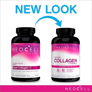 ‼️แพ็คเกจใหม่‼️แท้💯% ฉลากไทย มีอ.ย. พร้อมส่ง NeoCell Super Collagen+C 6000 mg