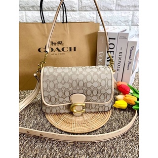 💥Coach Soft Tabby Shoulder Bag In Signature Jacquard