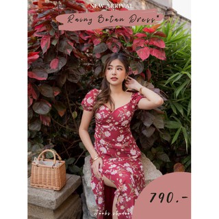 ภาพหน้าปกสินค้า#JBS315 Rainy Botan Dress ที่เกี่ยวข้อง