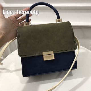Zara satchel bag with handle แท้Outlet