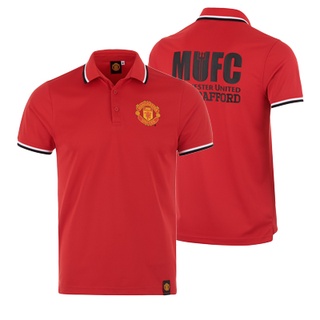 เช็คสินค้าก่อนสั่่งซื้อ !!!!!  เสื้อโปโล แมนยู MUFC-010 (RED) สีแดง