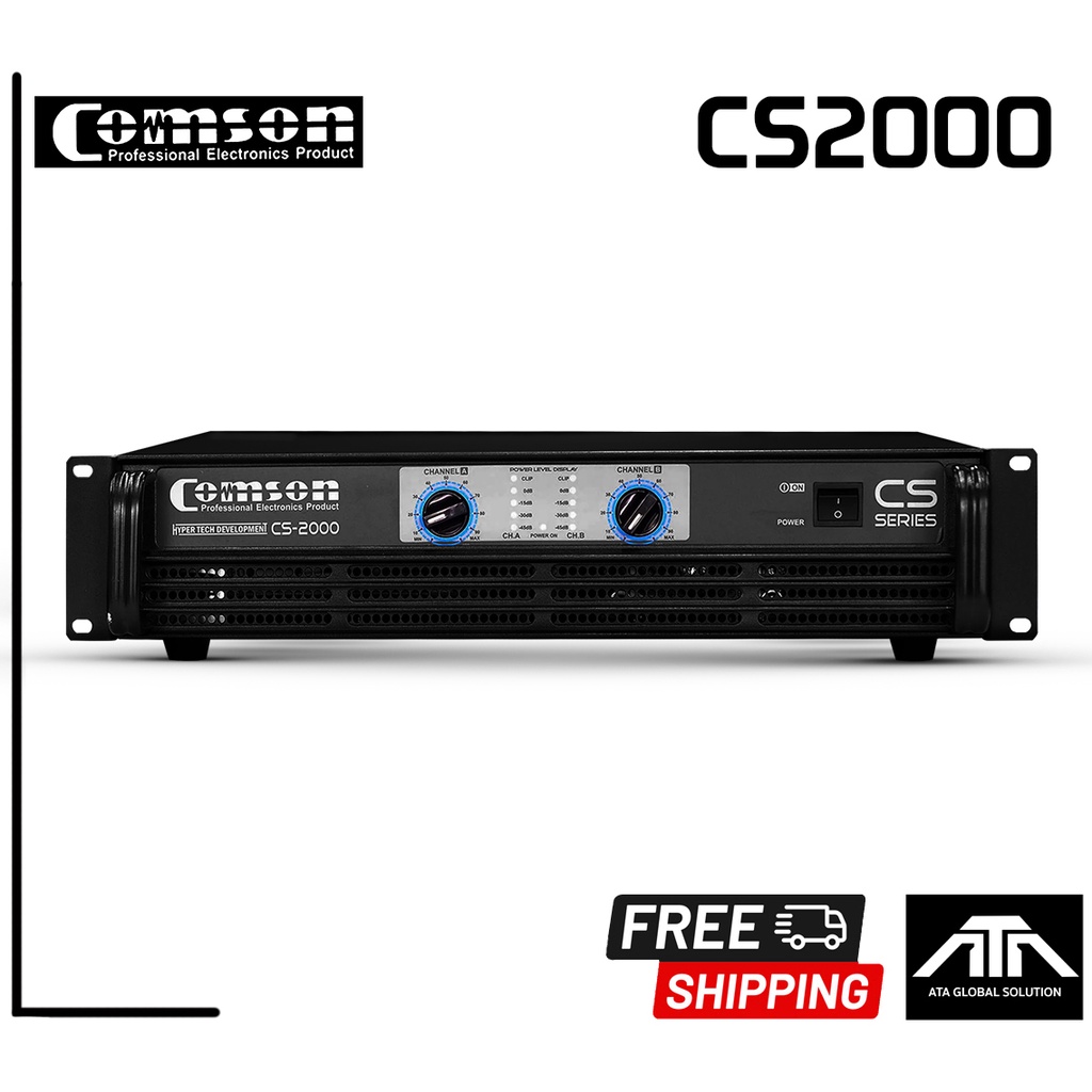 comson-cs-2000-power-amp-เพาเวอร์แอมป์-แบบหม้อแปลง-กำลังวัตต์เต็ม-รุ่นใหม่-มีครอสโอเวอร์ในตัว-500w-500w-4ohm-cs-2000