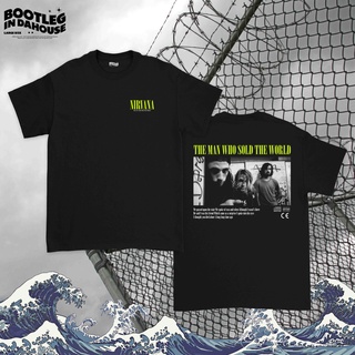 เสื้อยืด พิมพ์ลายวง The Man Who Sold The World Nirvana สําหรับผู้ชายS-5XL