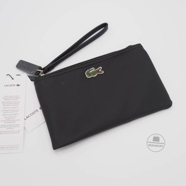 lacoste-clutch-bag-สีดำ