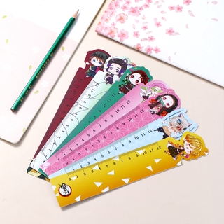 WElove ไม้บรรทัด ลายการ์ตูนอะนิเมะทันจิโร่  สำหรับเด็กนักเรียน ขนาด 15 ซม.