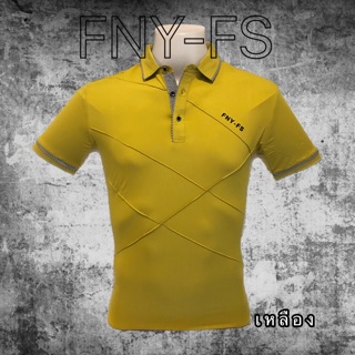 ภาพหน้าปกสินค้าFNY-FS T-shirt เสื้อปกโปโลแขนสั้นแต่งลายริ้ว รุ่น1825 ซึ่งคุณอาจชอบสินค้านี้
