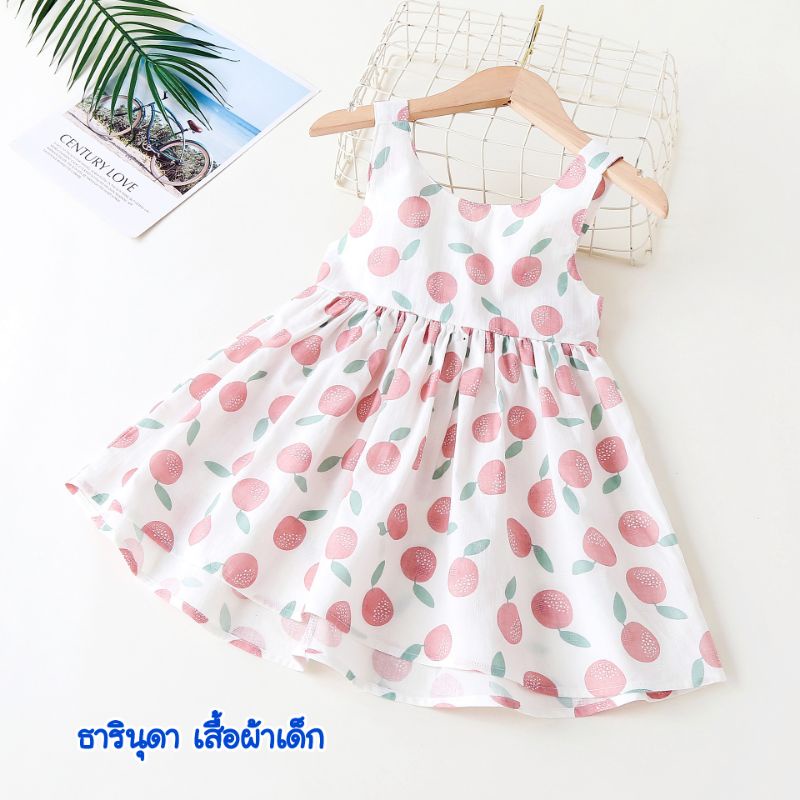 พร้อมส่งร้านไทย-เดรสแขนกุด-แต่งโบว์ใหญ่ด้านหลัง