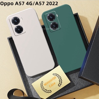 เคสโทรศัพท์ ซิลิโคนนิ่ม ทรงสี่เหลี่ยม กันกระแทก สําหรับ Oppo A57 4G A 57 A77 A96 A 96 A76 A36 2022