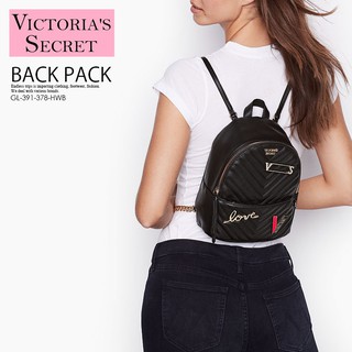 กระเป๋าเป้ Victorias Secret Embelished V-Quilted Small City Backpack ลายสามเหลี่ยม