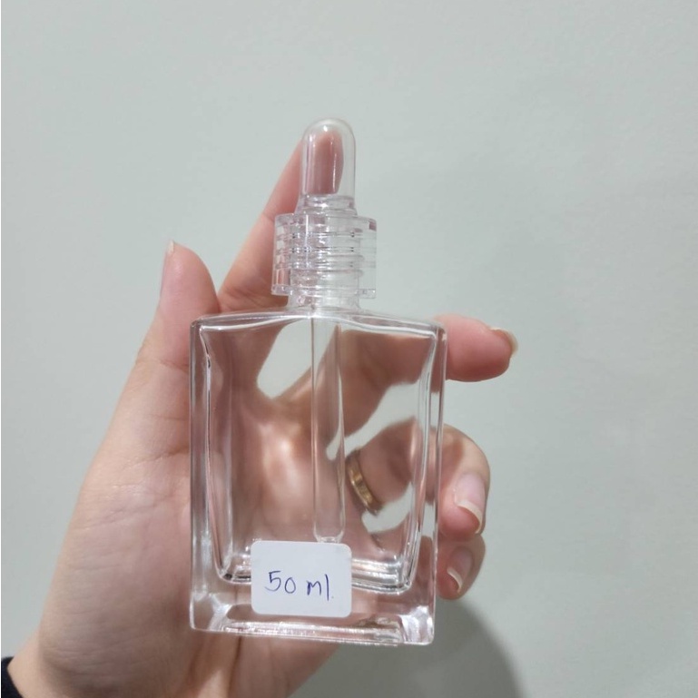 ขวดดรอปเปอร์ใส่เซรั่ม-30ml-50ml-ทรงเหลี่ยม-ดรอปเปอร์-พรีเมี่ยม-ขวดแบ่ง-ขวดทดลอง-หัวบีบหยด-ขวดน้ำมัน-ขวดน้ำหอม-ขวดใส่น้ำมัน