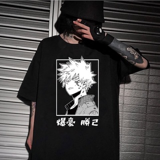 【พร้อมส่ง】เสื้อยืดคอกลม แขนสั้น พิมพ์ลาย My Hero Academia Bakugou Katsuki สําหรับผู้ชาย และผู้หญิงสามารถปรับแต่งได้