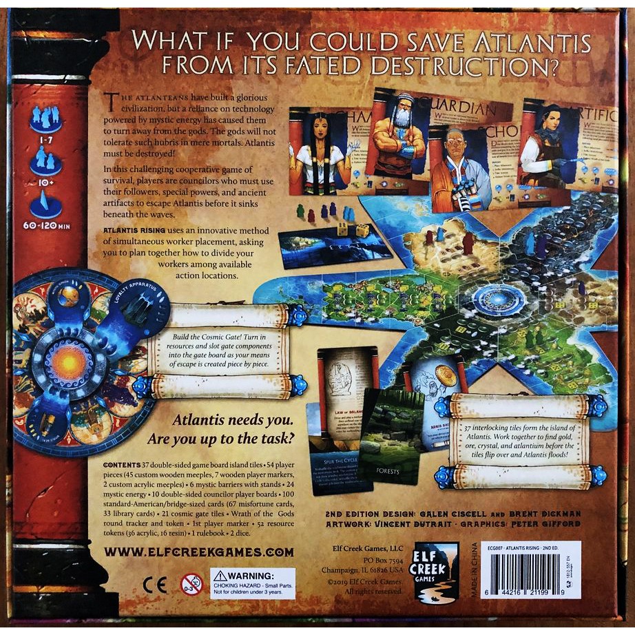 ของแท้-atlantis-rising-2nd-edition-amp-deluxe-component-pack-board-game