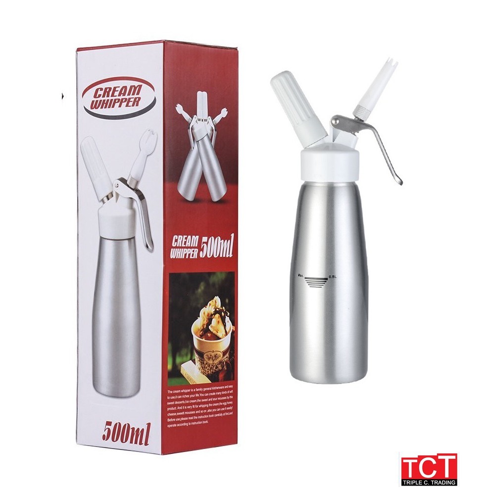 ขวดวิปครีมขนาด 500 มิลลิลิตร Cream Whipper 500 ml. Shopee Thailand