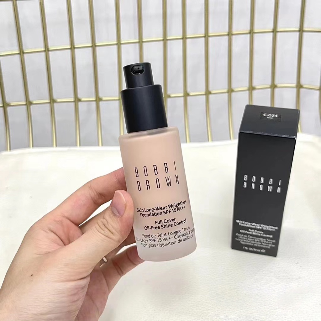 แท้100-bobbi-brown-skin-long-wear-weightless-foundation-spf15-pa-30ml-bobbi-brown-รองพื้นชนิดน้ำ