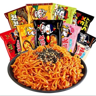 สินค้า Samyang Noodle [ซัมยังมาม่าเกาหลี] 1ห่อ/140g. *แบบซอง หลากหลายรสชาติความอร่อย