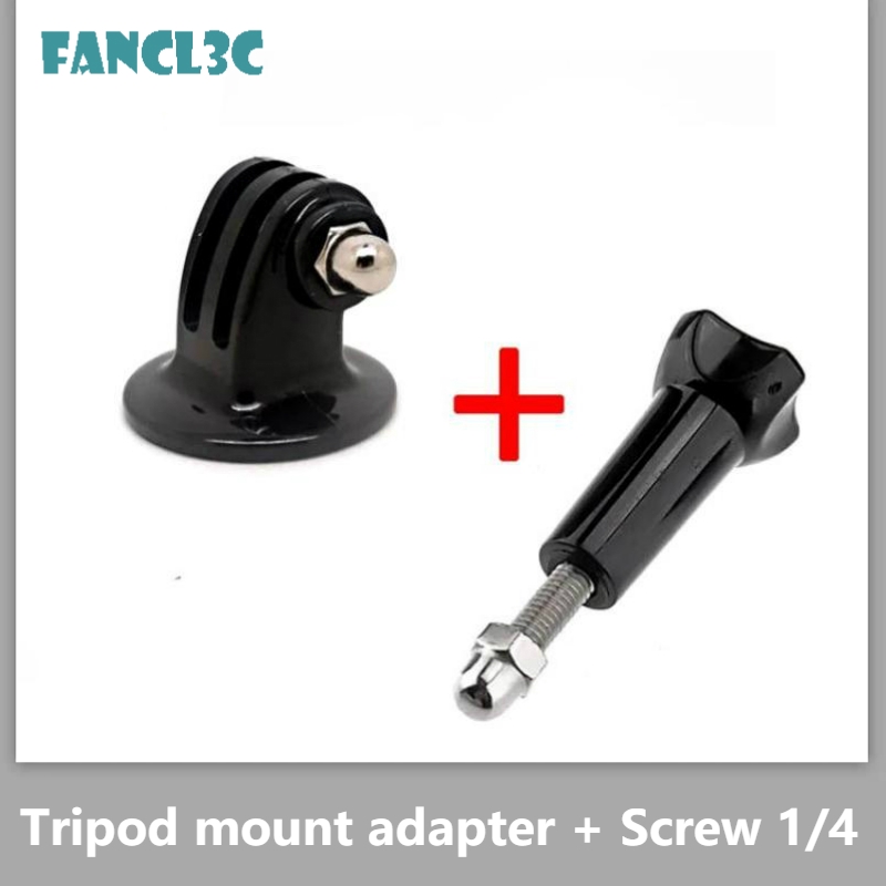 อะแดปเตอร์ขาตั้งกล้อง-พร้อมสกรู-1-4-สำหรับ-gopro-sjcam-xiaomi-yi