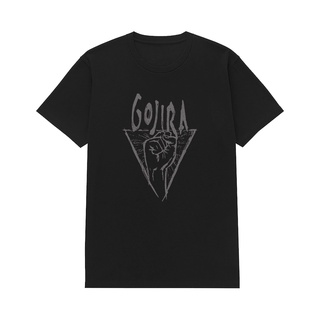 ROUND คอลูกเรือเสื้อยืด ลายวงร็อคเกอร์สตาร์ Gojira Power-4XL