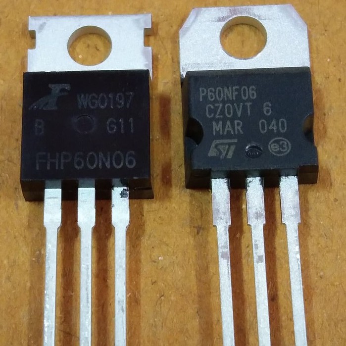 60n06 FHP60N06 STP60NF06 Mosfet 60V 60A ของแท้ FEIHONG และ ST | Shopee ...