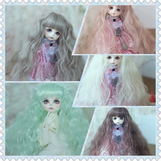 Bjd Sd 1/6 1/4 1/3 30 ซม. 60 ซม. วิกผมตุ๊กตาวิกผมหยิกยาวอุณหภูมิสูง