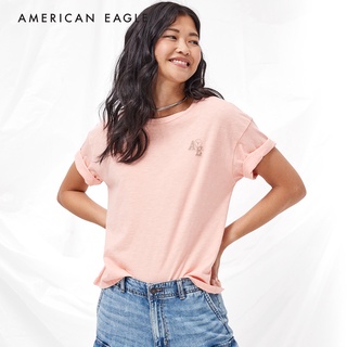 American Eagle Graphic T-Shirt เสื้อยืด ผู้หญิง กราฟฟิค (EWTS 030-1097-199)