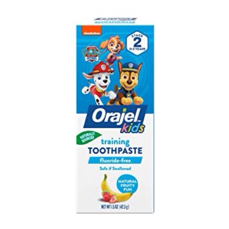 พร้อมส่งที่ไทย-orajel-kids-training-toothpaste-42-6g-สำหรับ-0-3-ขวบ-ของแท้-นำเข้า-usa