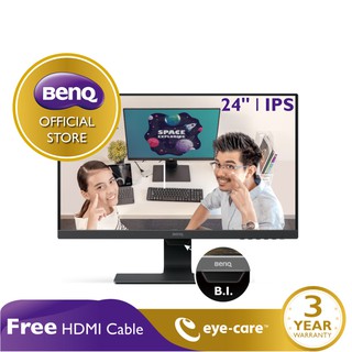 BenQ GW2480 24นิ้ว IPS Full HD Brightness Intelligence Eye Care Monitor (จอคอมถนอมสายตา, จอคอมพิวเตอร์ 24 นิ้ว)