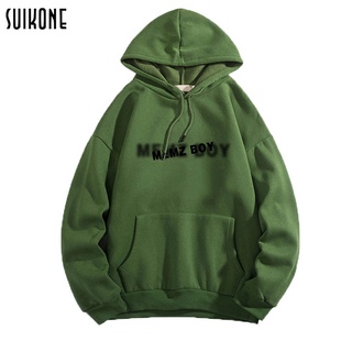 สินค้า Suikone 【COD】เสื้อแจ็คเก็ต เสื้อกันหนาว แขนยาว เสื้อฮู้ เสื้อผ้าแฟชั่น