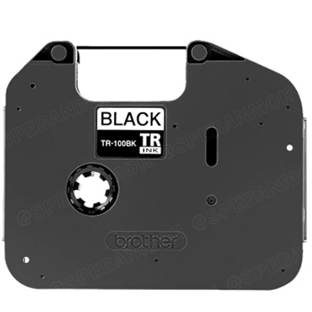 TR-100BK เทปพิมพ์อักษร Brother สำหรับ PTE850TKWLI ตลับหมึกสีดำ TR INK ...