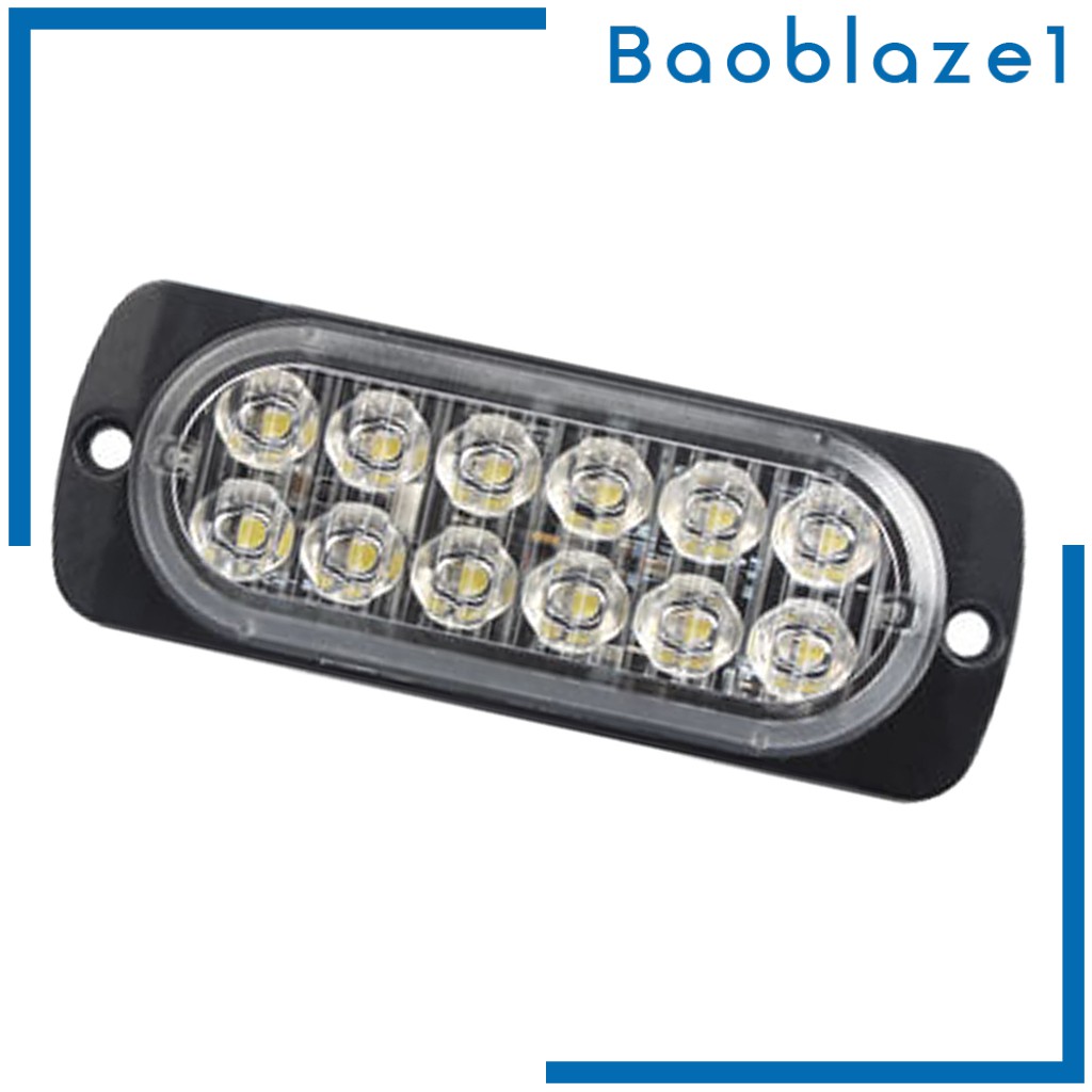 baoblaze1-ไฟแฟลช-led-12-24-v-36-w-กันน้ําสําหรับติดรถยนต์รถบรรทุกรถตู้ยานพาหนะ-12-ดวง