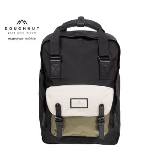 DOUGHNUT BAG :MACAROON LARGE JUMANJI SERIES : BLACK x SLATE GREEN :  กระเป๋าเป้ (รหัสสินค้า 06513)