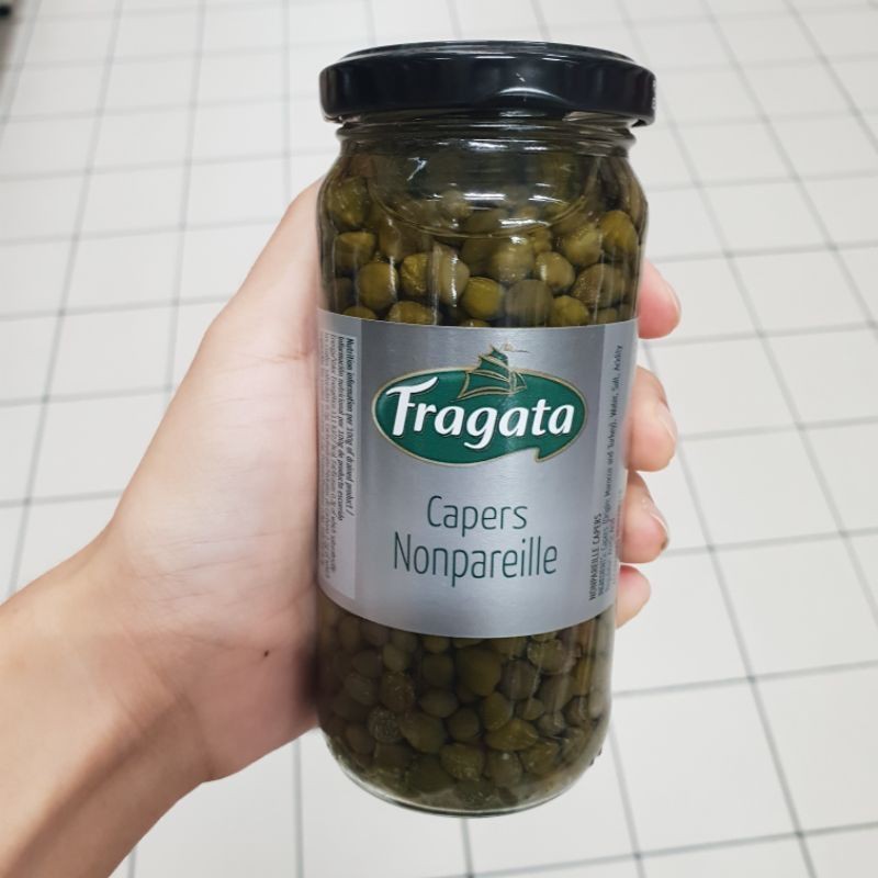 เมล็ดคาเปอร์ในน้ำเกลือ Fragata Capers In Brine Shopee Thailand
