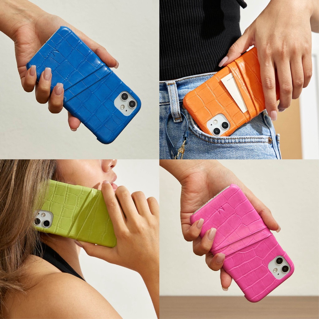 รูปภาพของ(11 Series) MUSE Card Holder Phone Case COLORFUL Toneลองเช็คราคา