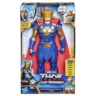 Marvel Studios’ Thor: Love and Thunder Stormbreaker Strike Thor Electronic Action Figure ฟิกเกอร์ Marvel Studios  Thor: Love and Thunder Stormbreaker Strike Thor ของเล่นสําหรับเด็ก