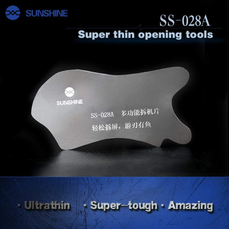 ราคาและรีวิวแผ่นแกะขนาดบางสำหรับงานซ่อม อุปกรณ์แกะจอมือถือ Sunshine-SS-028A งัดจอมือถือ