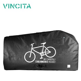 ภาพหน้าปกสินค้าVINCITA กระเป๋าเดินทางสำหรับใส่จักรยาน -B140AX(ถอดล้อเดียว)  ปกป้องจักรยานและรถของคุณจากรอยขีดข่วน ซึ่งคุณอาจชอบสินค้านี้