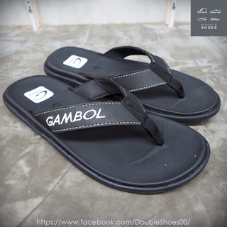 รองเท้าแตะแบบหนีบ Gambol รุ่น GM11288 สีดำ ไซส์ 40-43