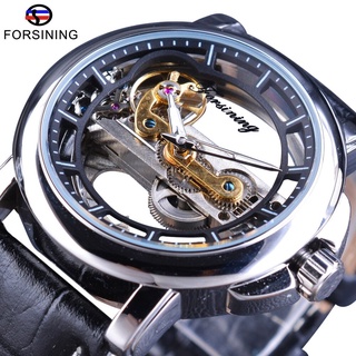 Forsining Mens Mechanical Watches with Automatic Winding Steampunk Watch Waterproof Design Mens Watches Top Brand Luxur