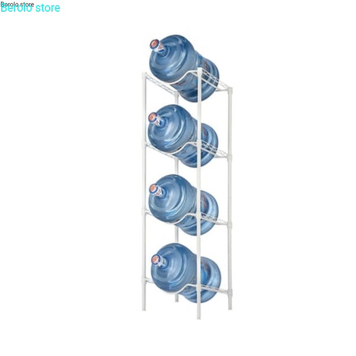 Krisbow Aqua Water Gallon Rack 4 Levels อุปกรณ์ชั้นเก็บของ | Shopee ...