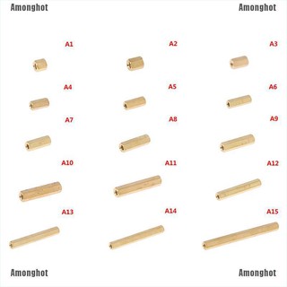 อุปกรณ์เสริมน็อตทองเหลือง ทรงหกเหลี่ยม ขนาด 3x4 มม. - 50 มม. 10 ชิ้น