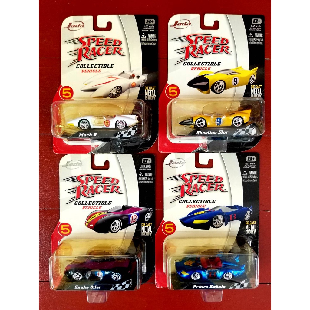 [RARE+] 1:55 JADA 2008 SPEED RACER COMPLETE 4 SET [2008] รถเหล็ก SPEED ...