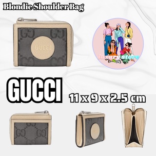 GUCCI wallet/กระเป๋าสตางค์ GUCCI/แบบพิมพ์ลาย / กระเป๋าสตางค์ใบสั้น / แบบซิป / กระเป๋าใส่เหรียญ / ที่ใส่บัตร