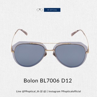 แว่นกันแดด Bolon รุ่น BL7006 D12 สีฟ้าเทา สไตล์ลูกคุณหนู