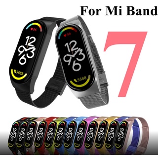 สายนาฬิกาข้อมือโลหะ แบบเปลี่ยน สําหรับ Mi Band 7 Xiaomi Mi Band 7 Mi Band 7
