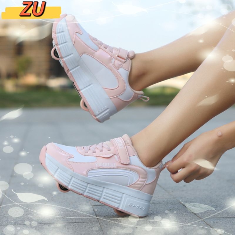ภาพหน้าปกสินค้ารองเท้าสเก็ต 2 ล้อ/ รองเท้ามีล้อ/ รองเท้า Heelys/ รองเท้า Roller Heelys จากร้าน zuyuanzuyuan บน Shopee