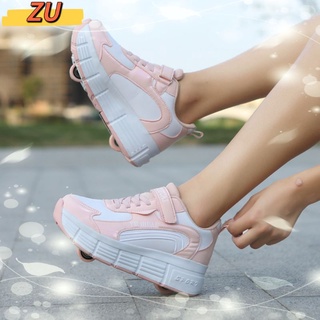 ภาพขนาดย่อของภาพหน้าปกสินค้ารองเท้าสเก็ต 2 ล้อ/ รองเท้ามีล้อ/ รองเท้า Heelys/ รองเท้า Roller Heelys จากร้าน zuyuanzuyuan บน Shopee