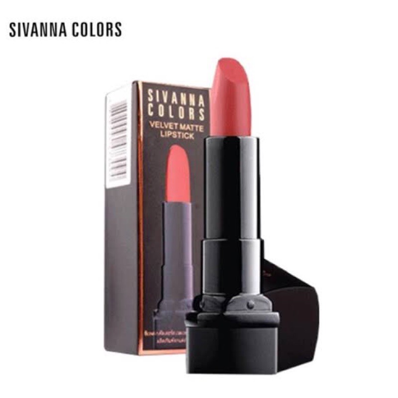 sivanna-colors-velvet-matte-lipstick-hf4001-ลิปสติกในแพคเกจหรูหราเนื่อแมท-ติดทนนาน