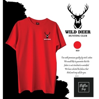 ภาพขนาดย่อของภาพหน้าปกสินค้าWILD DEER เสื้อยืดคอตตอนแท้ (S-3XL) จากร้าน memee_shop64 บน Shopee ภาพที่ 5