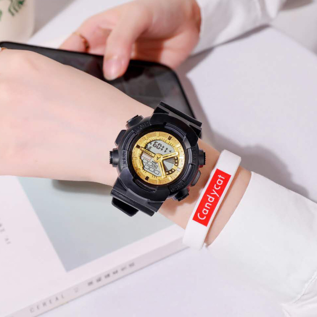 ภาพสินค้านาฬิกาข้อมือ อิเล็กทรอนิกส์ มีไฟ LED ใส่เล่นกีฬา สำหรับผู้ชายและผู้หญิง W019 จากร้าน watchmall. บน Shopee ภาพที่ 4