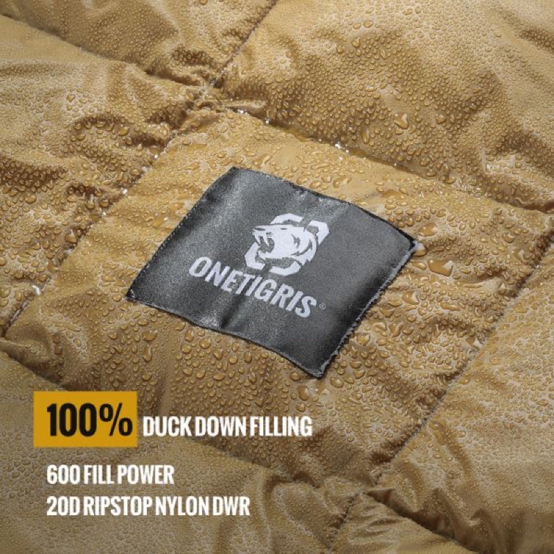 foldable-camping-blanket-onetigris-ผ้าห่มม้วนได้ขนเป็ด-เหมาะสำหรับแคมปิ้ง-สำหรับ-2-ท่าน-มีประกัน-ce-ybz05
