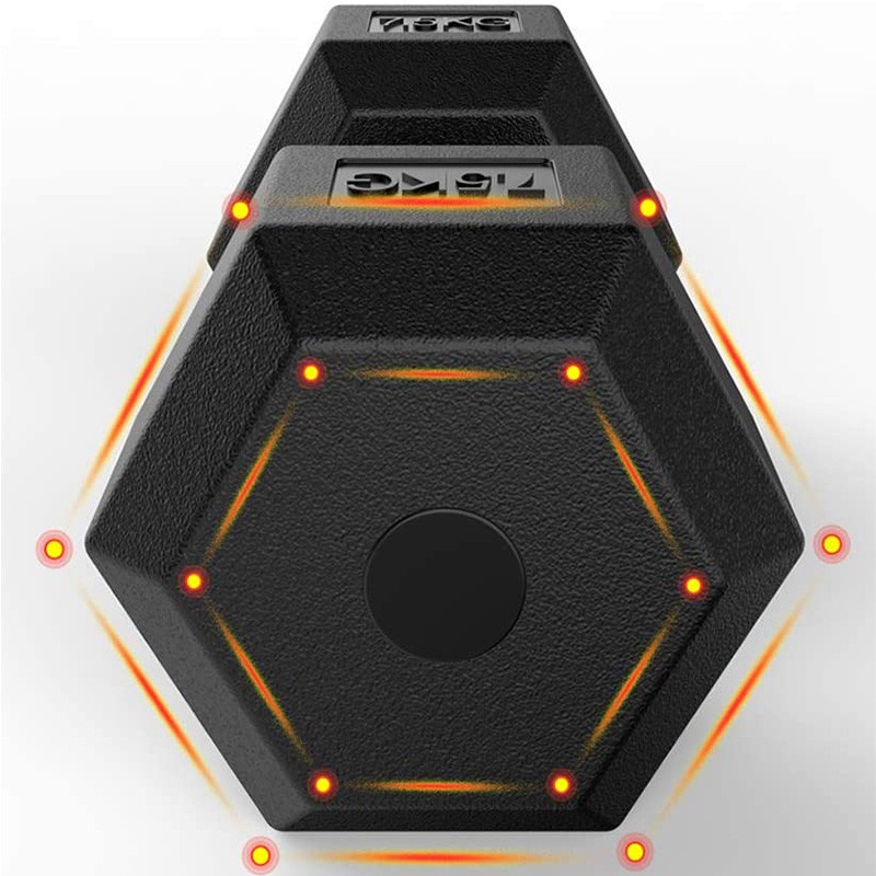XtivePRO PVC Hex Dumbbell 10 kg ดัมเบลหกเหลี่ยม (1 คู่) ยกน้ำหนัก สร้างกล้ามเนื้อ https://lnwchill.com
